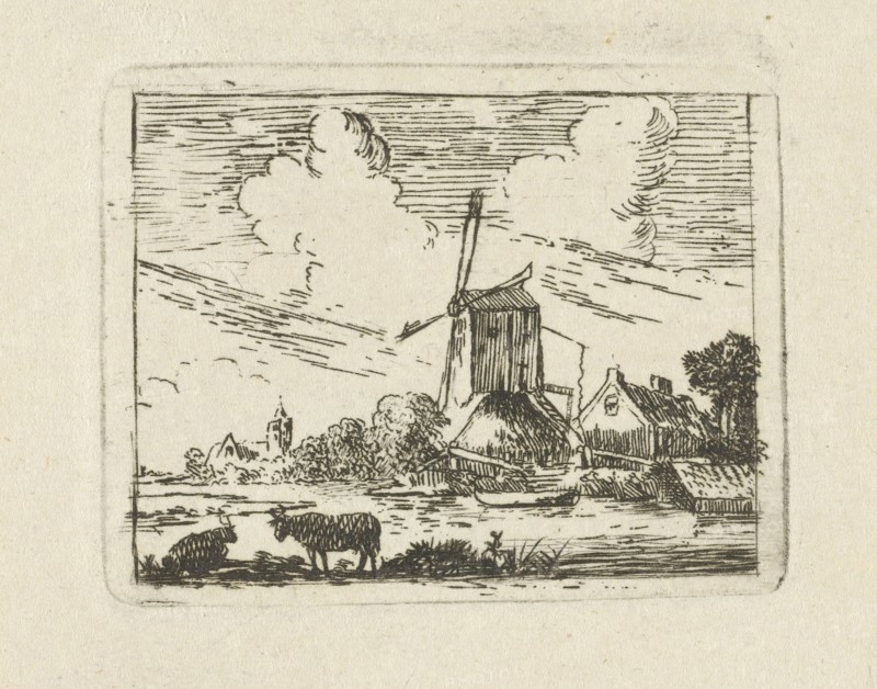 Cows on a shore, Simon Klapmuts, 1744 - 1780