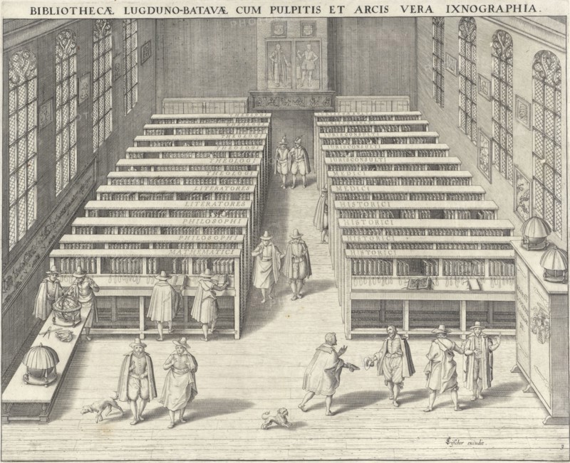 Library of the University of Leiden, The Netherlands, print maker: Willem Isaacsz. van Swanenburg, Jan Cornelisz. van 't Woudt, Claes Jansz. Visscher II, 1610 and/or 1644