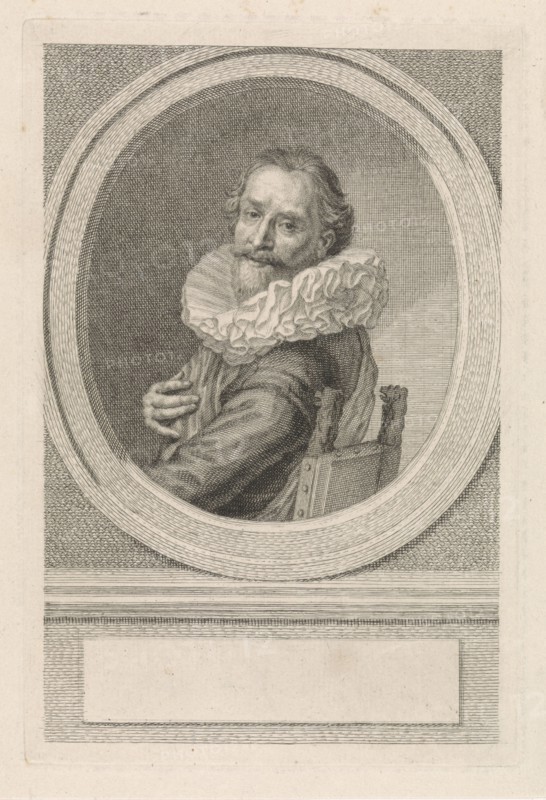 Portrait of Pieter Adriaanz. Raap, Jacobus Houbraken, Hendrik Pothoven, Nicolaes Eliasz. Pickenoy, 1708 - 1780