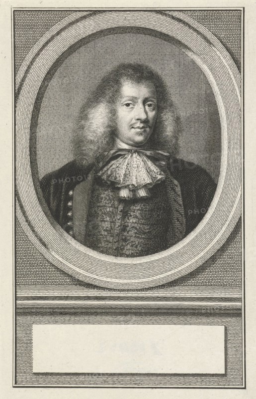 Portrait of Hieronymus van Beverningk, Jacob Houbraken, Aert Schouman, 1747 - 1759