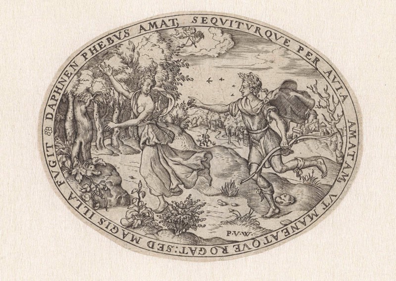 Apollo Chasing Daphne, Paulus van Wtewael, 1565 - 1611