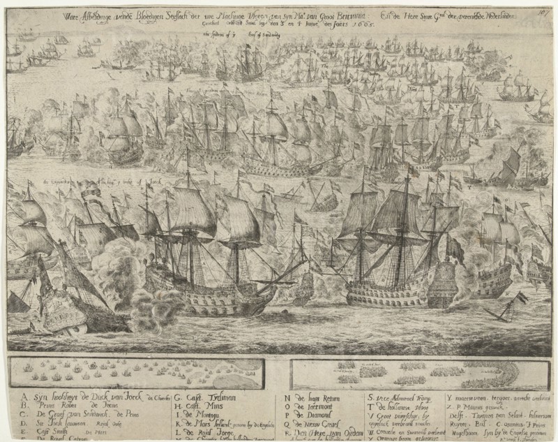 Battle of Sole Bay, 1665, Dirk Stoop, 1665