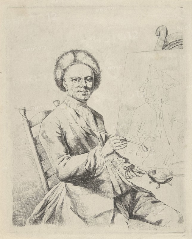 Portrait of Jan Maurits Quinkhart, Julius Henricus Quinkhard, 1756