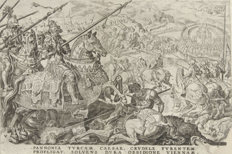 Relief of Vienna, 1529, Dirck Volckertsz Coornhert, 1555 - 1556
