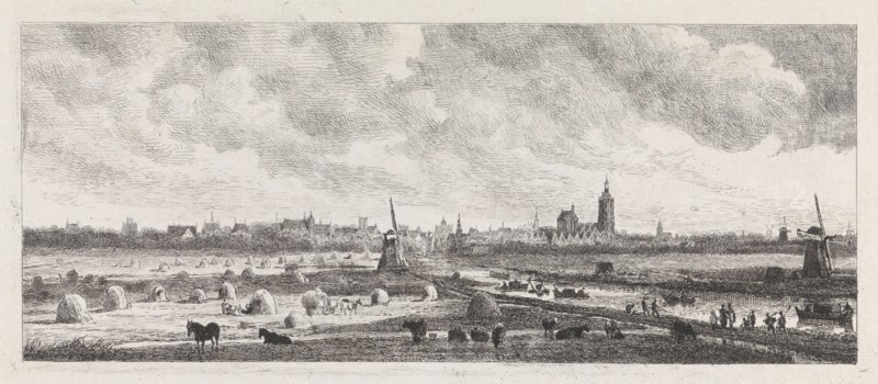 View of The Hague, The Netherlands, Julius Jacobus van de Sande Bakhuyzen, Jan van Goyen, 1845 - 1925