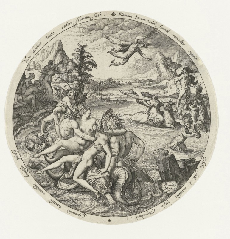 The robbery of Europe, Jacob de Gheyn (II), c. 1592