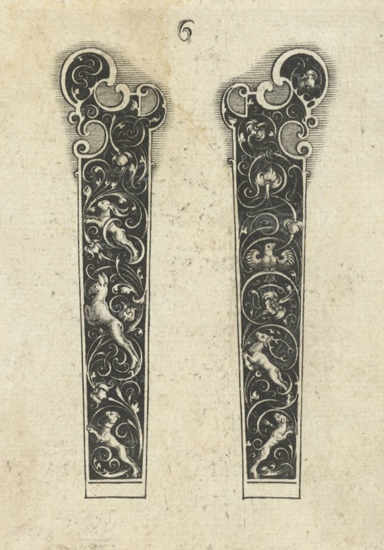Two knife handles, Michiel le Blon, 1597 - c. 1626