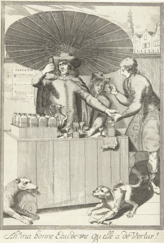 Brandy Seller, Pieter van den Berge, 1694 - 1737