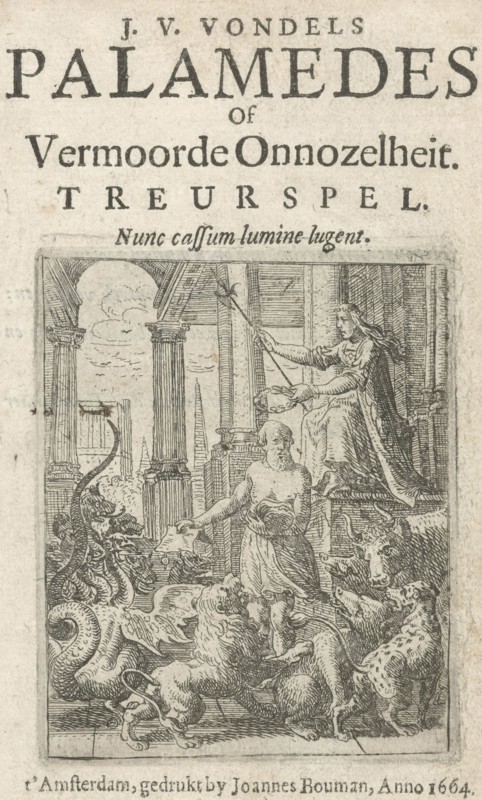 Brave silliness crowned by Themis, Claes Moeyaert, Anonymous, Joannes Bouman, 1612-1655