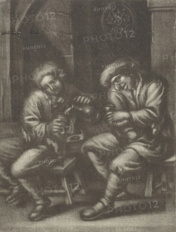 Drinking Men, Jan van Somer, 1676