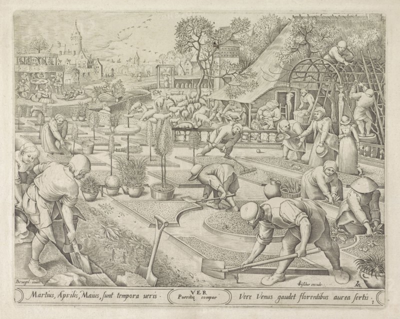 Spring, Pieter van der Heyden, Claes Jansz. Visscher (II), 1570