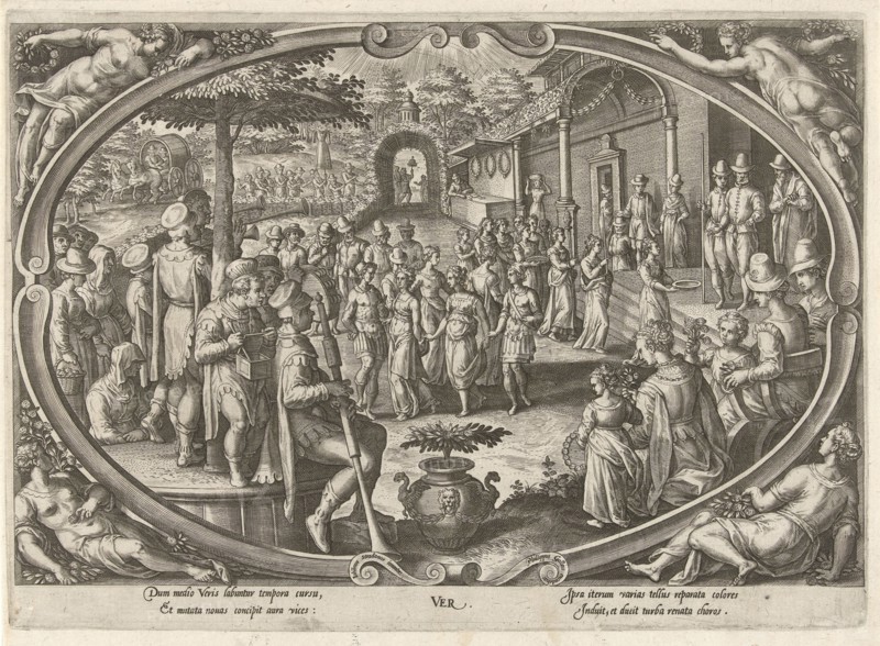 Spring, Philips Galle, c. 1578 - c. 1582