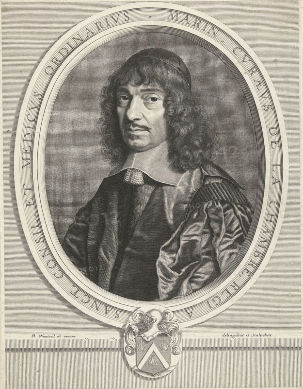 Portrait of Marin Cureau de la Chambre, Robert Nanteuil, 1656