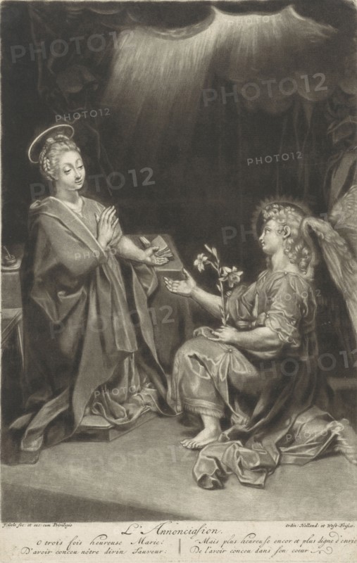 Annunciation, Jacob Gole, 1670 - 1724