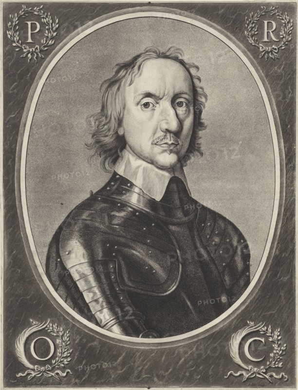 Portrait of Oliver Cromwell, Jan van de Velde (IV), Rombout van den Hoeye, 1653 - 1658