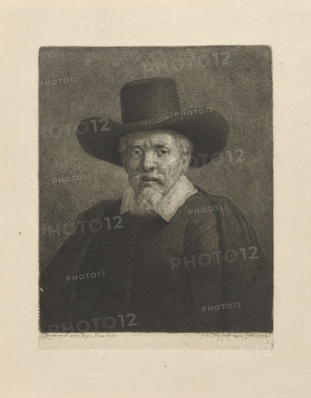 Portrait of Arnout Tholinx, print maker: Johannes Pieter de Frey, Rembrandt Harmensz. van Rijn, 1797