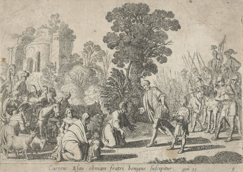 Reconciliation of Jacob and Esau, Claes Moeyaert, 1612-1655