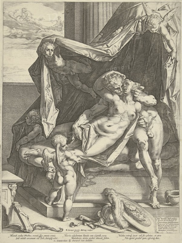 Mars and Venus, Hendrick Goltzius, Gerard van Keulen, Octavio Spinola II, 1588