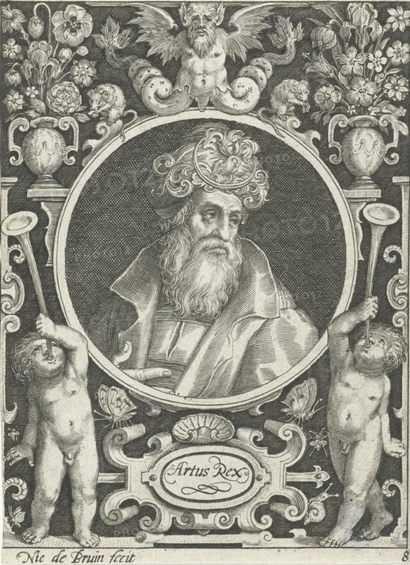 Portrait of Judas the Makkabeer, Nicolaes de Bruyn, 1594
