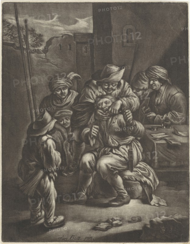 Dentist, print maker: Jan van Somer, Jan Both, 1655 - 1700