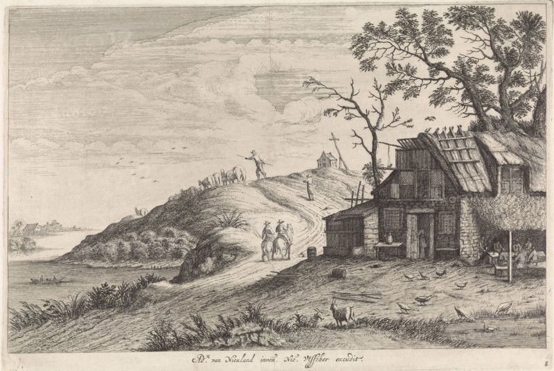An inn, Pieter Nolpe, Nicolaes Visscher I, 1623-1653