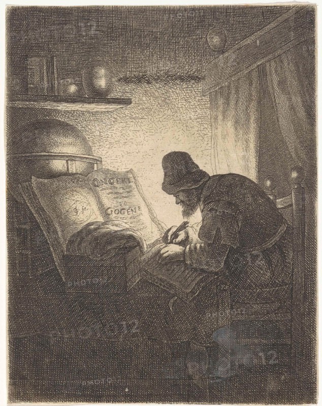 Mathematician, Jan Gillisz. van Vliet, 1628 - 1637