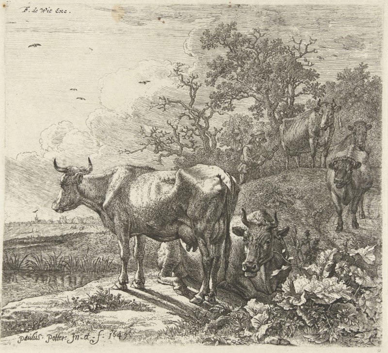 The herdsman, Paulus Potter, 1649