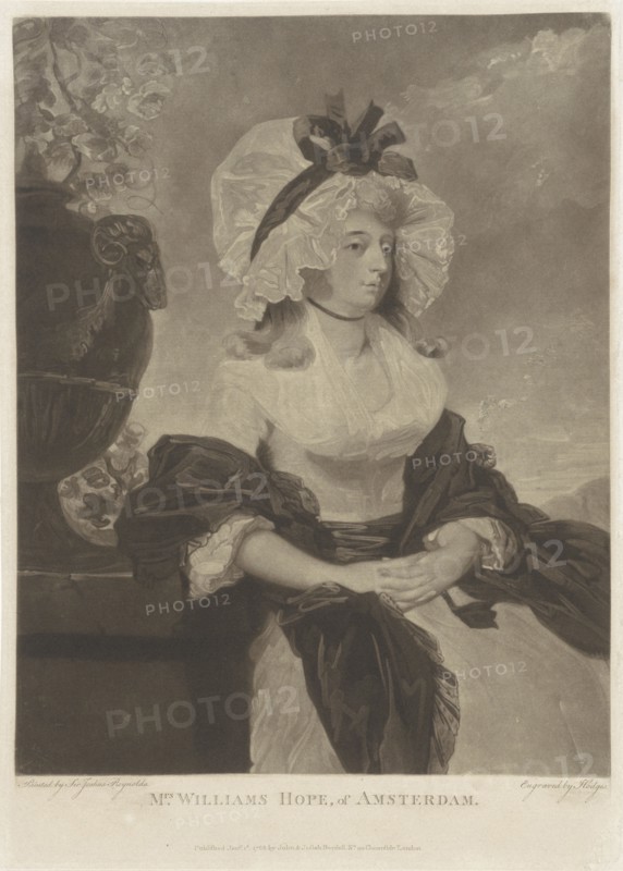 Portrait of Anne Goddard Williams Hope, Charles Howard Hodges, John & Josiah Boydell, 1788