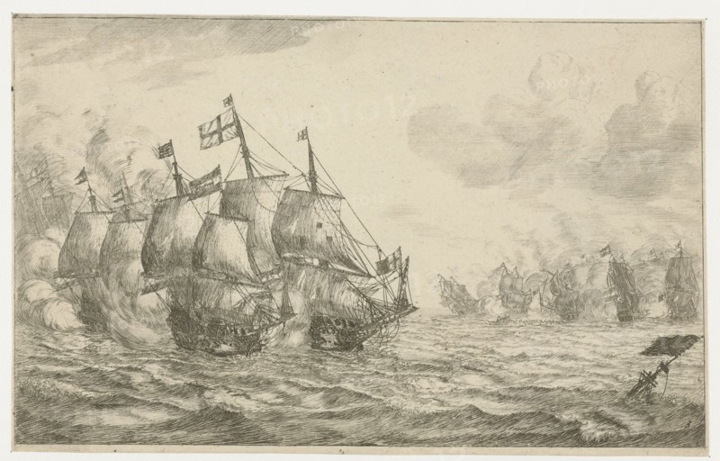Battleship, Reinier Nooms, 1652 - 1726