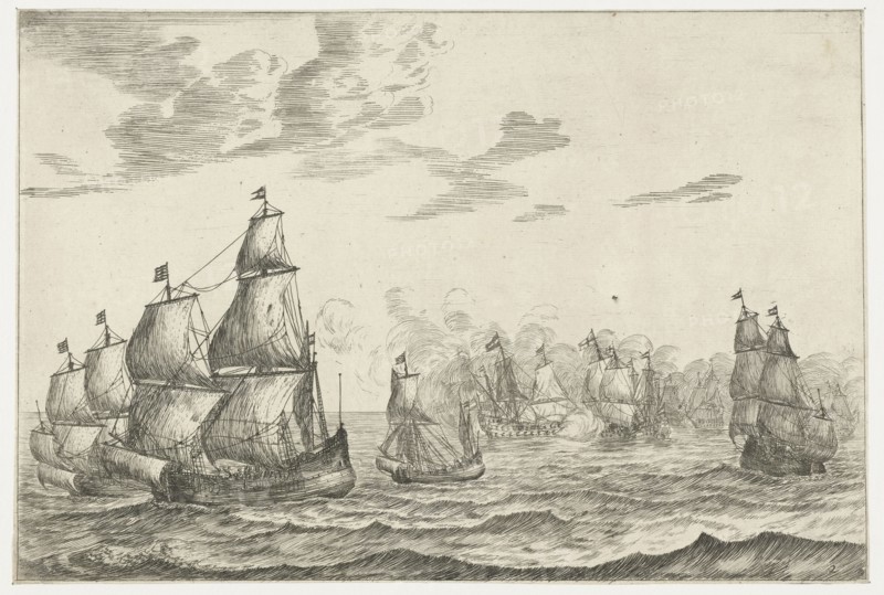 Battleship, Reinier Nooms, 1652 - 1670