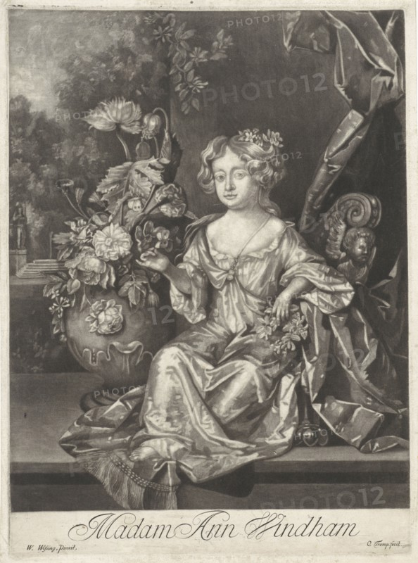 Portrait of Anne Windham, Outgert Tromp, 1650-1690