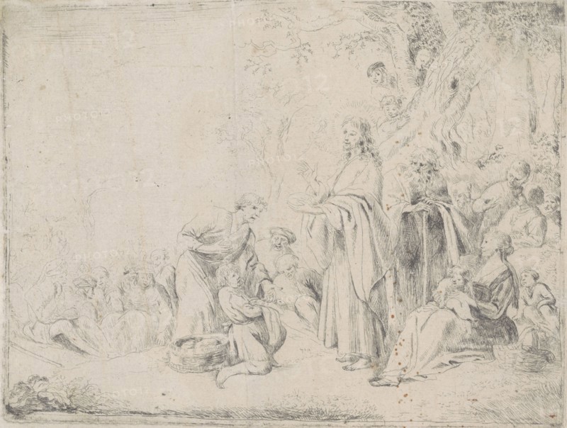 Multiplication of the loaves and fishes, Anonymous, 1600 - 1700