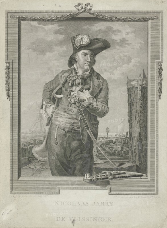 Portrait of Nicolas Jarry, Pieter Willem van Megen, Mathias de Sallieth, Jacob Perkois, 1782