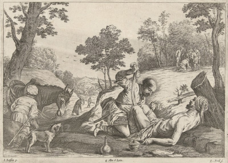 The Good Samaritan, Quirin Boel, 1660