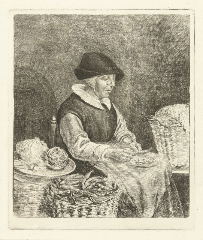 Old woman, Louis Bernard Coclers, Quiringh Gerritsz. van Brekelenkam, 1780