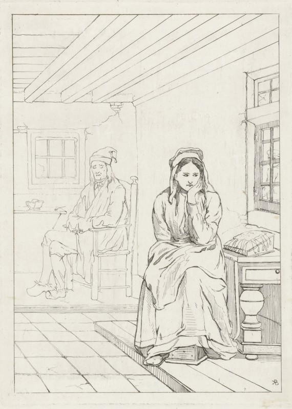 Nurse, Karel Frederik Bombled, 1832 - 1902