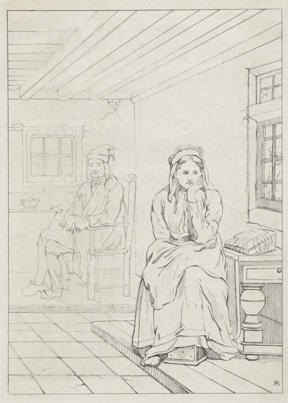 Nurse, Karel Frederik Bombled, 1832 - 1902