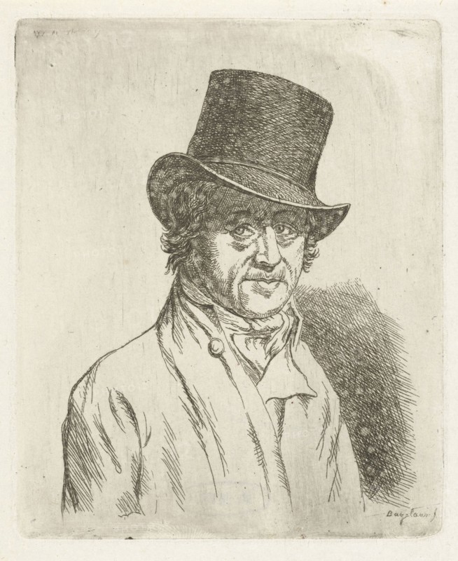 Portrait of Wouterus de Nooy, Ernst Willem Jan Bagelaar, 1798 - 1826
