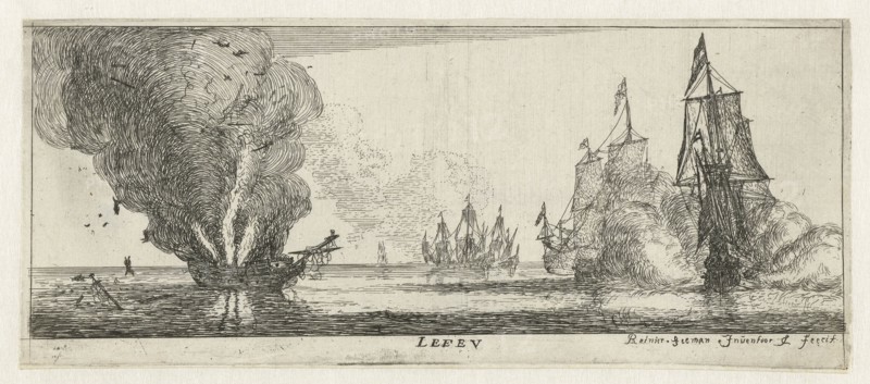 Fire, Reinier Nooms, 1651 - 1652