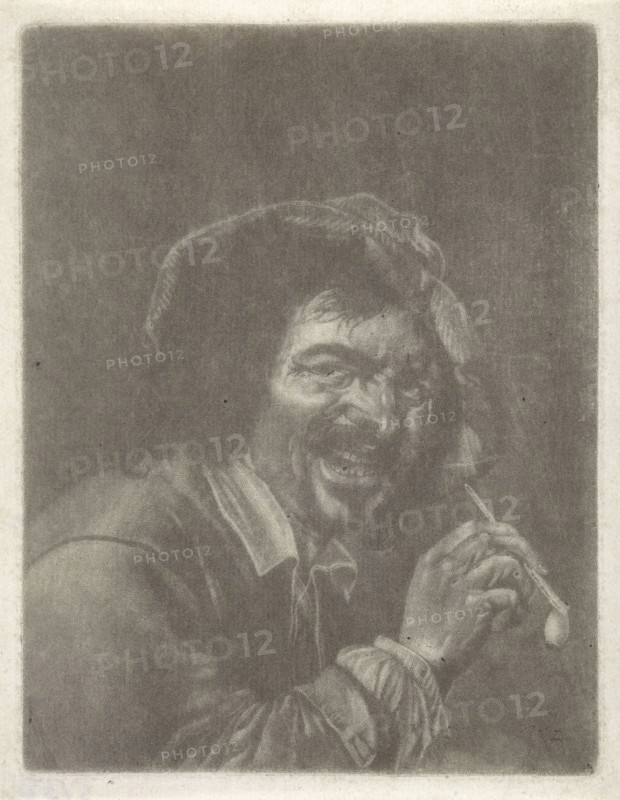 Man with a Pipe, Jan van der Bruggen, Jan Verkolje I Petrus Staverenus, 1659-1740