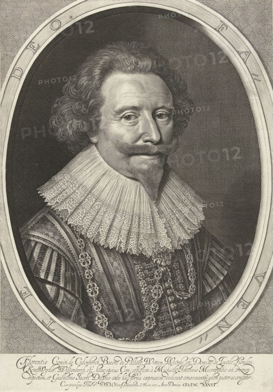 Portrait of Floris II, Count of Pallandtzaal, Willem Jacobsz. Delff, Floris II van Pallandt (graaf van Culemborg), 1627