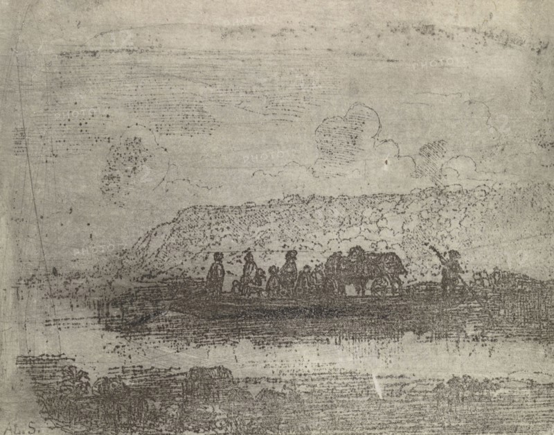 The ferry, print maker: Arnoud Schaepkens