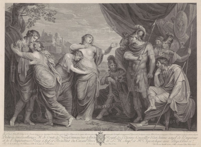 Eteocles and Polynices, Pieter Franciscus Martenasie, 1774