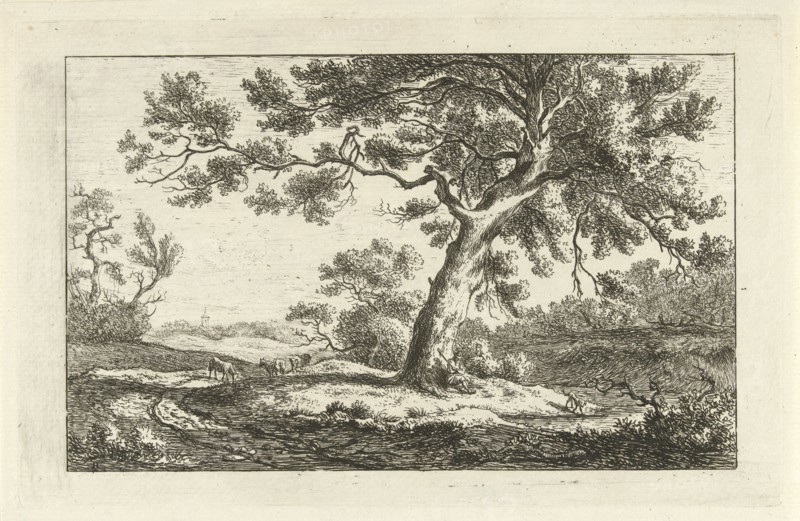 Resting Shepherd, Carel Lodewijk Hansen, c. 1780 - 1840