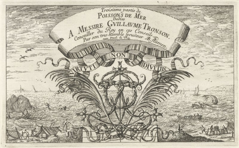 Seascape, Albert Flamen, Jacques van Merlen, Lodewijk XIV (koning van Frankrijk), 1664