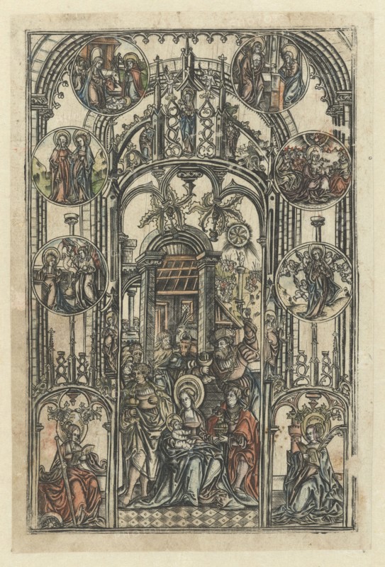 The Adoration of the Magi, Monogrammist S (16e eeuw), 1510 - 1530