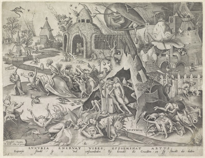 Lust, Pieter van der Heyden, Hieronymus Cock, unknown, 1558