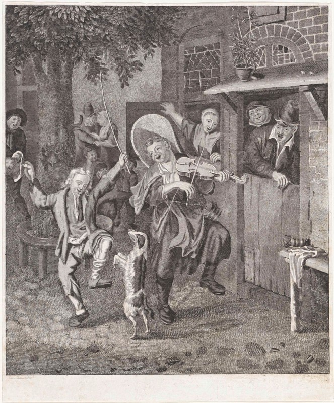 Street musicians, Anonymous, 1830 - 1887