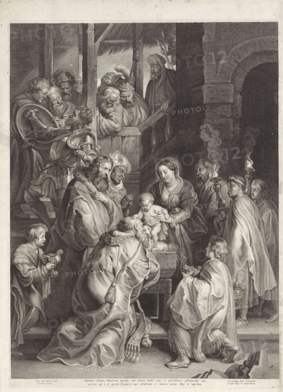 Adoration of the Magi, Nicolaes Lauwers, Filips IV (koning van Spanje), 1619 - 1652