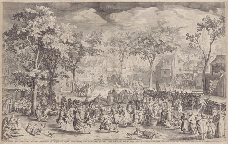 Country Fair, ca. 1610, William Isaacsz. van Swanenburg, Robert de Baudous, Richard Lubbaeus, 1595 - 1612